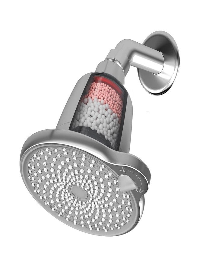 ووتر ساينس فلتر دش متعدد التدفق من ووتر ساينس كليو للحمام | مُنعم مياه للمنزل | مُنعم مياه عسرة للاستحمام | 3 أوضاع تدفق | فوهة سهلة التنظيف 5 بوصة - CLEO-SFM-524-E - Image 1